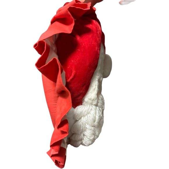 Hand Painted By Lilly Santa Face Holiday Pillow Christmas Decor Vintage 13” HTF - Picture 15 of 16